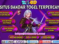 NANA4D Situs Bandar Togel Online Terpercaya Resmi Bet 100 Perak Hadiah 4D 10 Juta