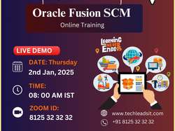 Oracle Fusion SCM Online Training Demo