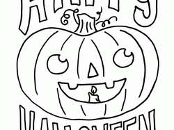 Halloween coloring pages 4