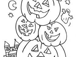 Halloween coloring pages 5