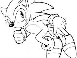 sonic coloring pages