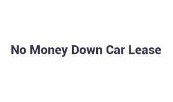 No Money Down Car Lease