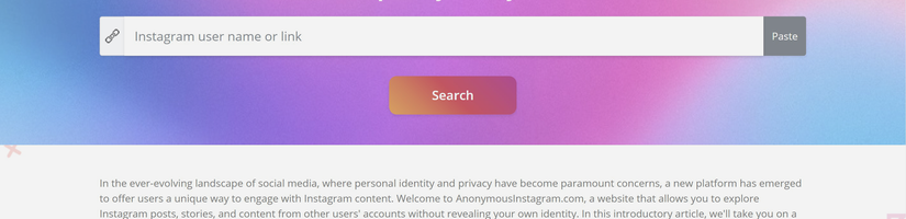 Anonymous Instagram's cover image