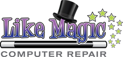 Like Magic Computer Repair Logo
